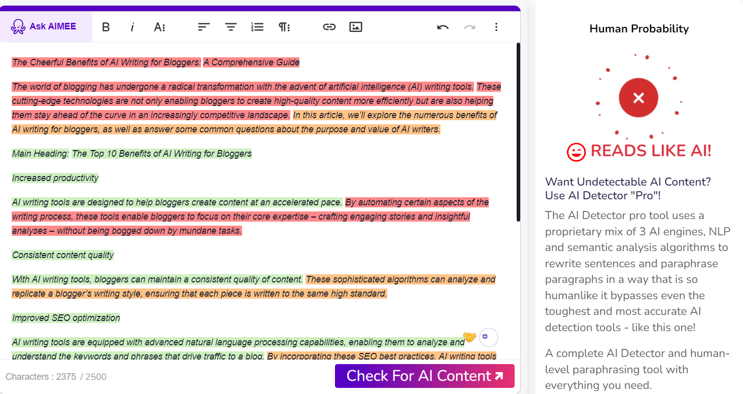 make essay not ai detectable